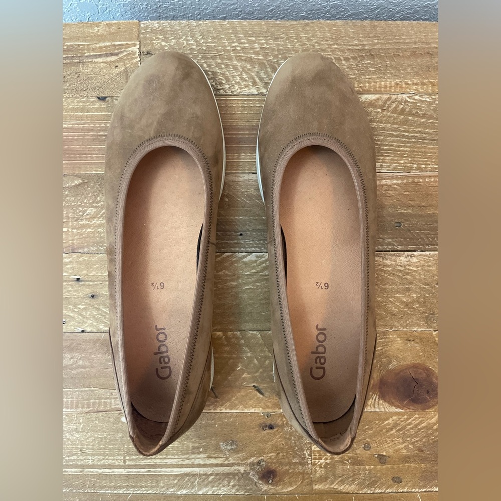 Gabor Shoes Suede Ballet Flat LIKE NEW - Picture 11 of 14